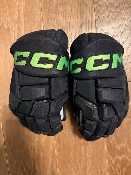 CCM HGQL Gloves 14" Pro Stock (New) Hanley Blackout