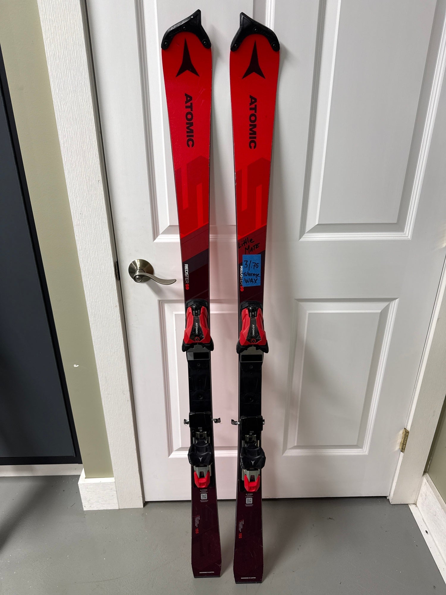 Used Unisex Atomic 171 cm Racing Race GS Skis With Bindings Max