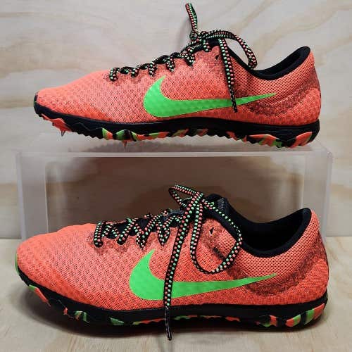 Nike Zoom Rival XC Running Cross Country Hot Lava Voltage Green Athletic Shoe W 6.5