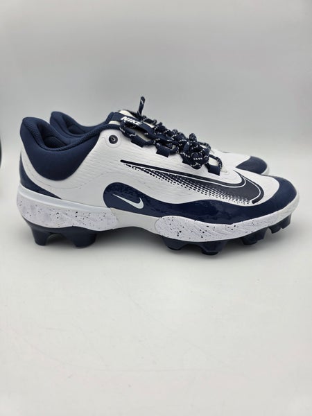 Nike Alpha Huarache Elite 4 Low MCS 'Midnight Navy' Baseball Cleats Men's Size 11.5