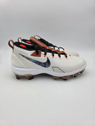 Nike Force Trout 9 Elite MCS 'Summit White Hemp' Baseball Cleats Men's Size 8