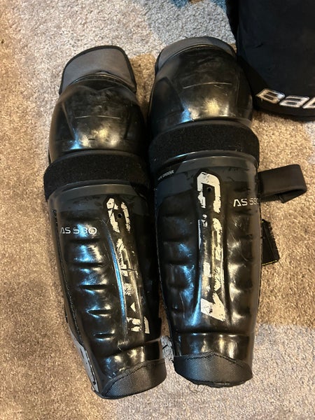 Senior CCM Tacks 14" Shin Pads (Used)