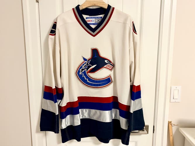 Authentic CCM Vancouver Canucks West Coast Express On Ice Game Jersey Size 56