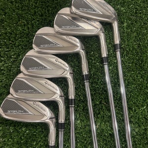 2022 TaylorMade Stealth Right Handed Iron Set Stiff Flex Steel Shaft (Used)