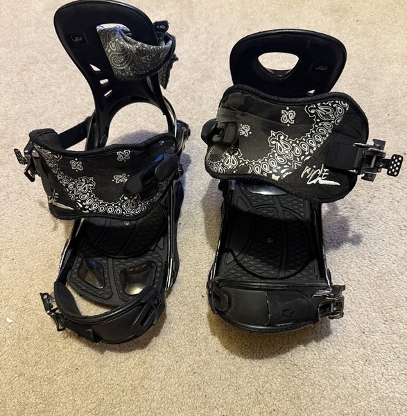 Ride Snowboard Bindings Size Large Black Ex Lx Spi