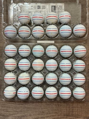 34 Callaway Chrome Soft Triple Track Golf Balls - 4A Near-Mint Condition