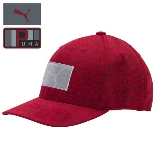 Puma Utility Patch 110 Snapback Cap (Rhubarb) 2020 NEW