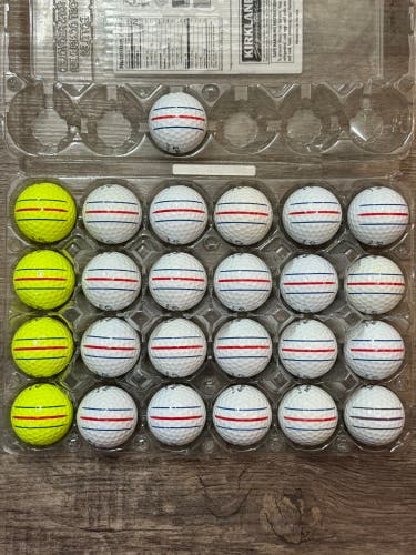 25 Callaway ERC Soft Triple Track Golf Balls - 5A MINT CONDITION ONLY
