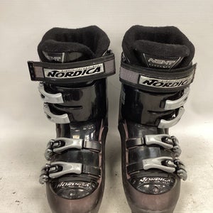 Used Nordica NEXT 7.0 Womens DH Ski Boot Black 225 MP - J04.5 - W5.5 11851-S000041290