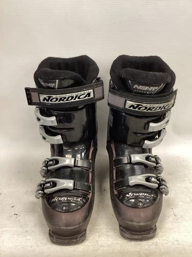 Used Nordica NEXT 7.0 Womens DH Ski Boot Black 225 MP - J04.5 - W5.5 11851-S000041290