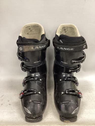 Used Lange 60 VEC-S Mens DH Ski Boot Black 285 MP - M10.5 - W11.5 11851-S000041289
