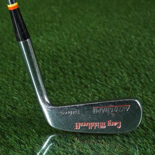 VINTAGE WILSON CARY MIDDLECOFF AUTOGRAPH BLADE PUTTER 35.5" HEEL SHAFTED RH