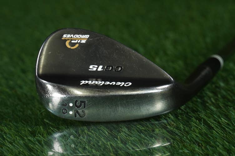 CLEVELAND CG15 52 10 WEDGE GAP ATTACK  APPROACH WEDGE FLEX LH WITH NEW GRIP!