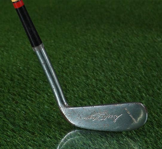 VINTAGE WALTER HAGEN CHAMPION BLADE PUTTER 34.5" HEEL SHAFTED PYRATONE STEEL RH