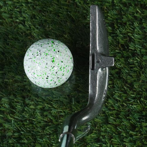 VINTAGE JERRY BARBER GOLDEN TOUCH X22 BLADE PUTTER 35" HEEL SHAFTED RH ~ LOOK!!