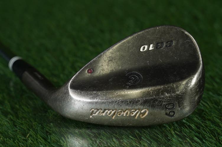 CLEVELAND CG10 60 WEDGE LOB CMM TRUE TEMPER DYNAMIC GOLD STEEL RH ~ LOOK!!