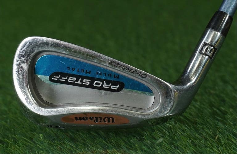 WILSON PRO STAFF 9 IRON MULTI METAL OVERSIZE LADIES WOMEN'S FLEX UST GRAPHITE LH