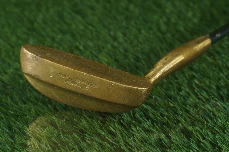 VINTAGE NORTHWESTERN MODEL 8 BLADE PUTTER 35" RH ~ UNIQUE HEAVY TAPER SHAFT!!
