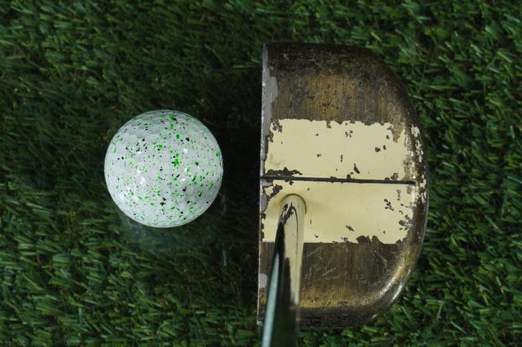 VINTAGE RARE BOB DUDEN 603 MALLET PUTTER 35" USA RH WITH TACKI-MAC GRIP!