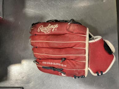 Used Rawlings SURE CATCH BB/SB Glove RH Throw Red 11 1/2" 11614-S000227029