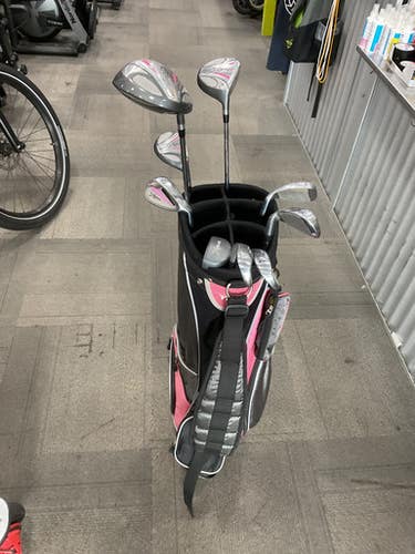 Used TiTech XGEN II Womens Package Set RH Grey 10 Piece 11614-S000226981