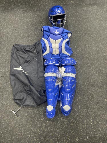 Used All-Star 3 PC CATCHERS SET Catchers Helmet w/Mask None One Size 11337-S000476247