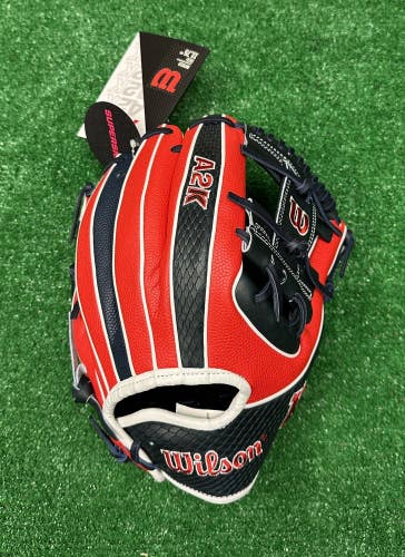 Wilson A2K 11.75" 1724 Infield Baseball Glove SuperSkin - WBW1026171175