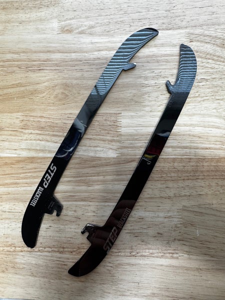 NHL Pro Stock 263mm Used Black Step Steel Skate Blades / Runners