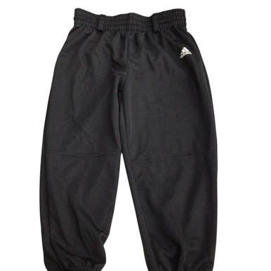 Used Adidas PULL UP BASEBALL PANTS BB/SB Pant Boys Black SM 11760-S000085316