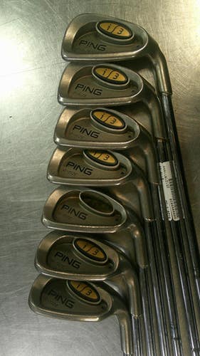 Used Ping I3 BLUE DOT +LW Mens Iron Set RH 6I-SW 11868-S000066828