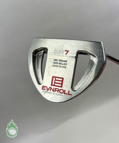 Used Right Handed EVNROLL ER7 355g 35" Milled Putter Steel Golf Club