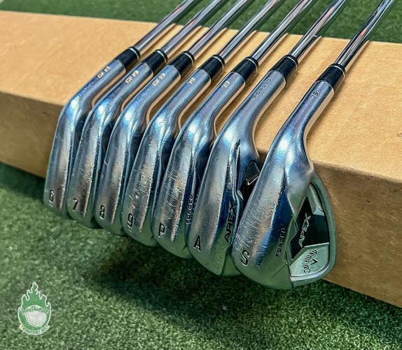 RH Callaway APEX Forged '19 Irons 6-PW/AW/SW Regular Flex Steel Golf Set