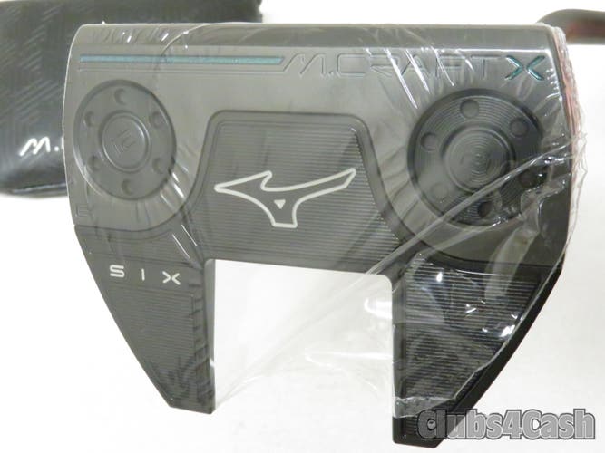 Mizuno M Craft X B 6 SIX Putter Mallet Bend Black Steel 35" +Cover   NEW