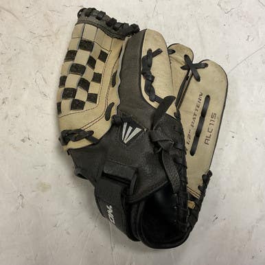 Used Easton ALC115 Baseball Glove RH Throw Black And Tan 11 1/2" 11855-S000196209