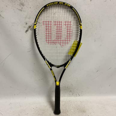 Used Wilson TOUR SLAM Adult Tennis Racquet Black 4 3/8" 11855-S000196169