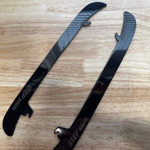 NHL Pro Stock 280mm Used Black Step Steel Skate Blades / Runners