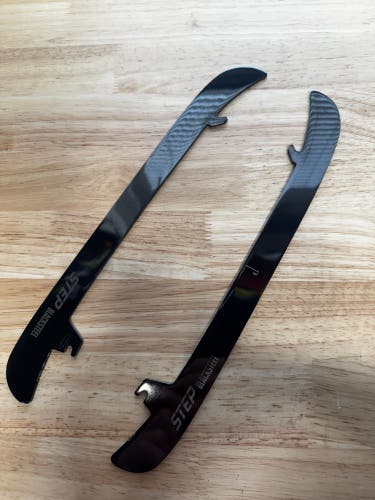NHL Pro Stock 280mm Used Black Step Steel Skate Blades / Runners