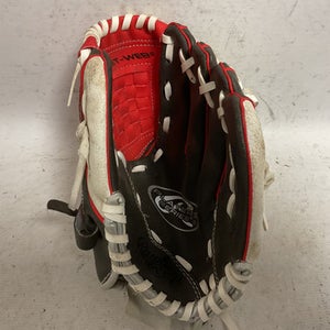 Used Rawlings PL10DSSW BB/SB Glove RH Throw White/Black/Red 10" 11855-S000195947
