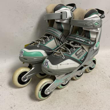 Used RollerDerby ELITE SERIES Q60 Senior Rec Fitness Skates White Senior 7 11855-S000196013
