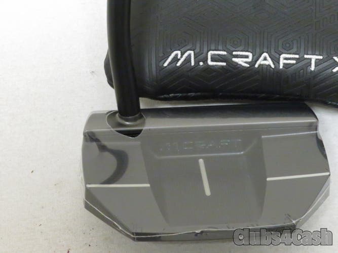 Mizuno M Craft X B 4 FOUR Putter Mallet Bend Black Steel 35" +Cover  NEW