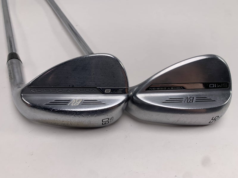 Titleist Vokey SM10 Tour Chrome Wedge Set 56* 10 | 60* 10 Wedge Steel Mens RH