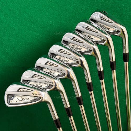 Titleist AP2 714 Forged 4-PW Iron Set KBS $-Taper 125 Steel Stiff +