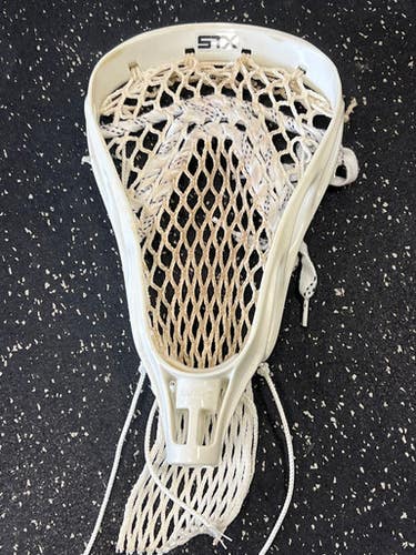 Used STX LAX HEAD Mens Lacrosse Head White 11849-S000034438