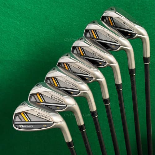TaylorMade RBladez RocketBladez HL 4-PW Iron Set RocketFuel 65g Graphite Seniors