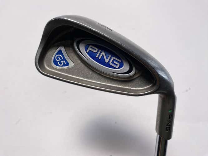 Ping G5 Single 4 Iron Green Dot 2* Up AWT Stiff Steel Mens RH