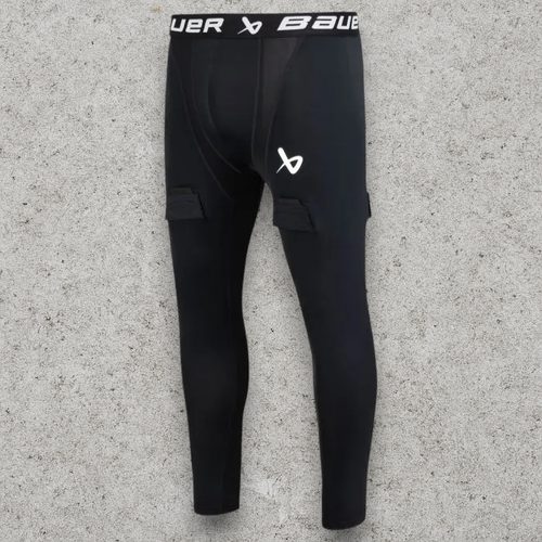 Bauer Performance Adult Compression Jock Pants w/Cup  - Small