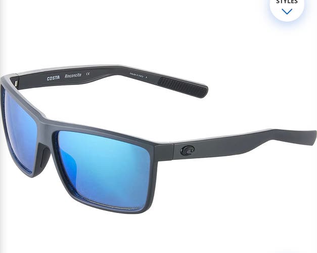 Black Men's Adult One Size Fits All Men's Costa Del Mar Sunglasses (Used)