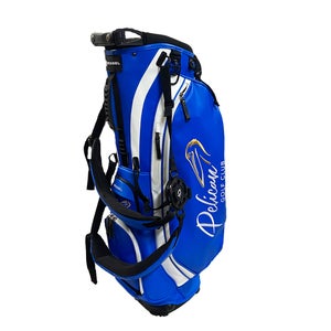 Vessel Premium 6-Way Blue Pelican Golf Club Double Strap Stand/Carry Bag