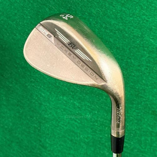 Titleist Vokey SM8 Brushed Steel 54-10S 54 SW Wedge KBS $-Taper 125 Steel Stiff