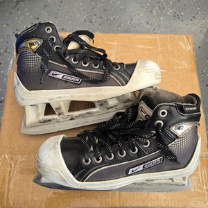 Bauer Supreme One75 Hockey Goalie Skates Regular Width Size 4 (Used)